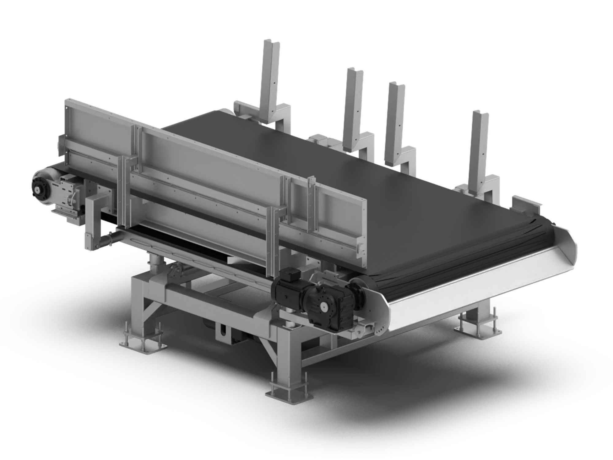 Weighing conveyor belt